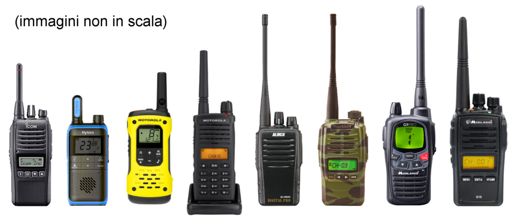 Walkie-talkies y radios PMR446